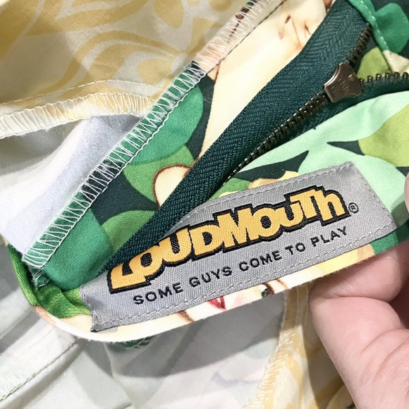 Loudmouth Pants Mens 32x30 Green Shamrock Pinup Girls Beer Golf St Patricks Day - Picture 3 of 10